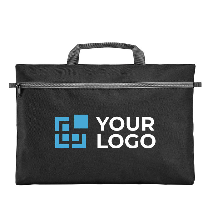 Bolsa portadocumentos personalizada barata de poliéster 600D Basic