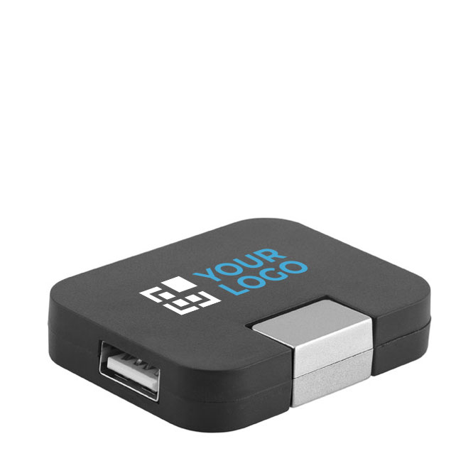 Hub personalizado barato de plástico con 4 puertos USB