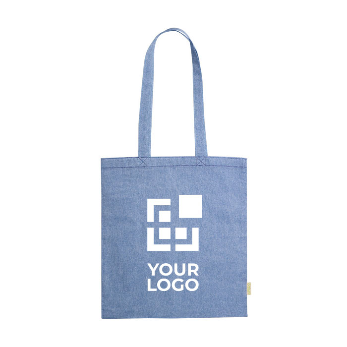 Bolsa de algodón reciclado para ferias resistente 8kg 120 g/m2