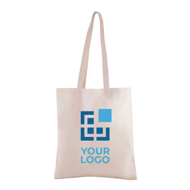 Bolsas baratas personalizadas algodón asas largas 180 g/m2 Eco Superb