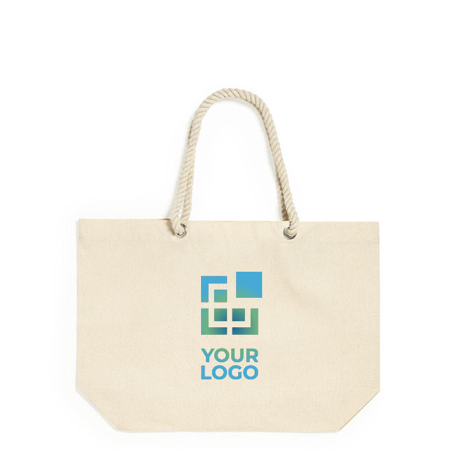 Bolsa de playa personalizada con asas de cuerda 220 g/m2
