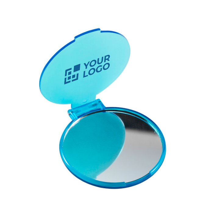 Espejo de bolsillo publicitario barato de plástico BasicStyle