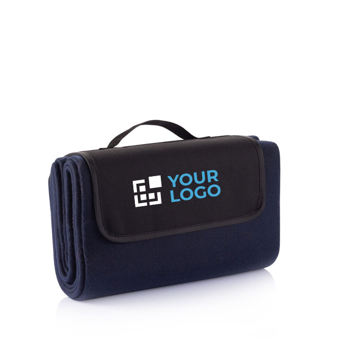 Manta plegable personalizada para picnic tejido polar 180 g/m2