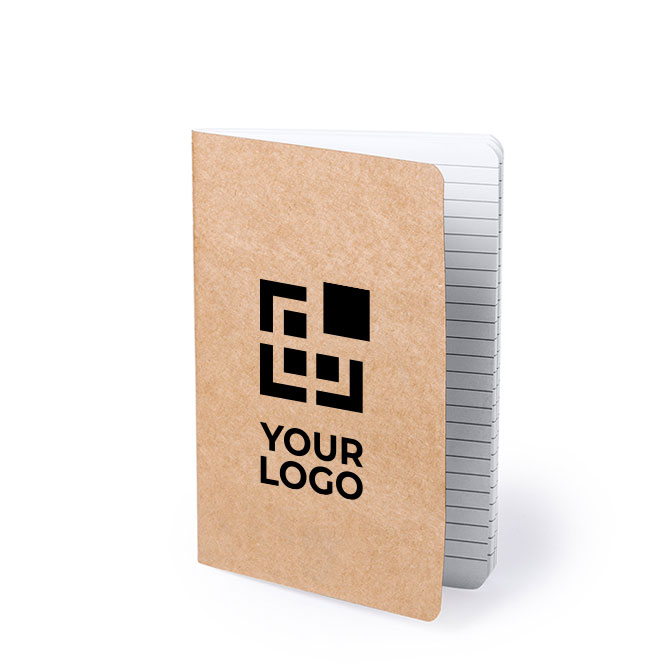 Libreta ecológica personalizada con bolsillo A5 hojas a rayas