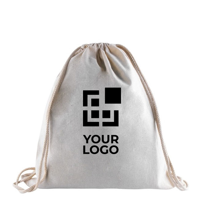 Bolsa de cuerdas algodón orgánico 140 g/m2