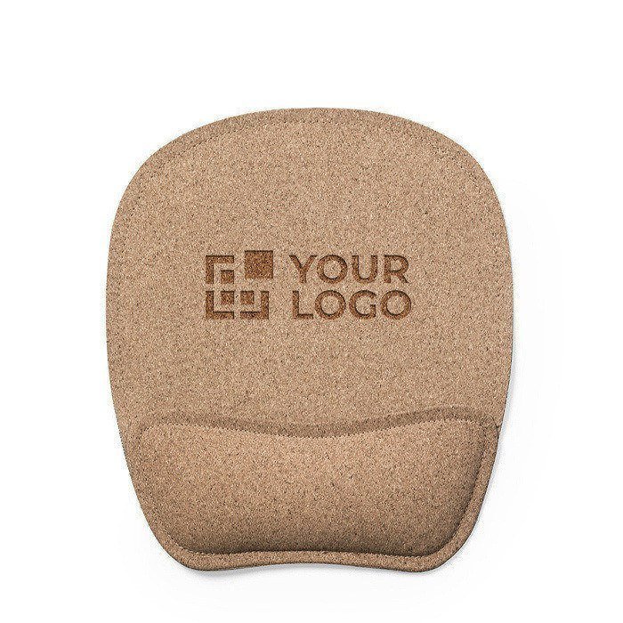 Alfombrilla de ratón de corcho ergonómica y con base antideslizante