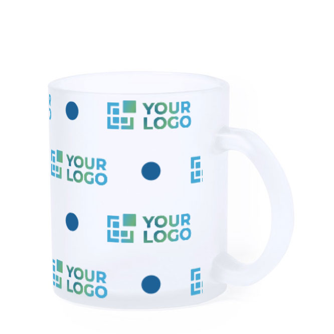 Taza de cristal mate para impresión de imagen 300ml Frost Sublim