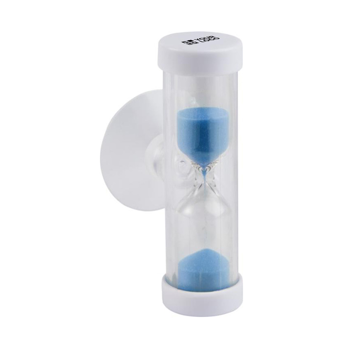 Reloj de arena promocional con ventosa de 2 minutos