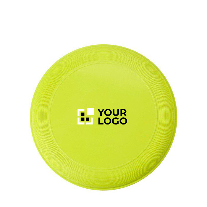 Frisbee personalizado con logo serigrafiado para eventos Santa Mónica