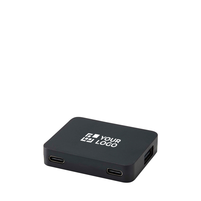 Hub USB con 4 puertos con USB y salidas tipo A y tipo C