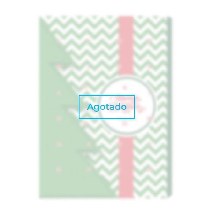 Calendario de Adviento con bombones de chocolate navideños A4 color blanco - Agotado