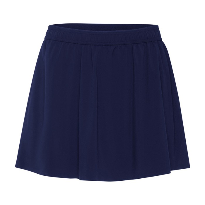 Falda sport para mujer de poliéster reciclado 100 g/m2 Roly Direct Serena color azul marino segunda vista Falda sport para mujer de poliéster reciclado 100 g/m2 Roly Direct Serena color azul marino segunda vista