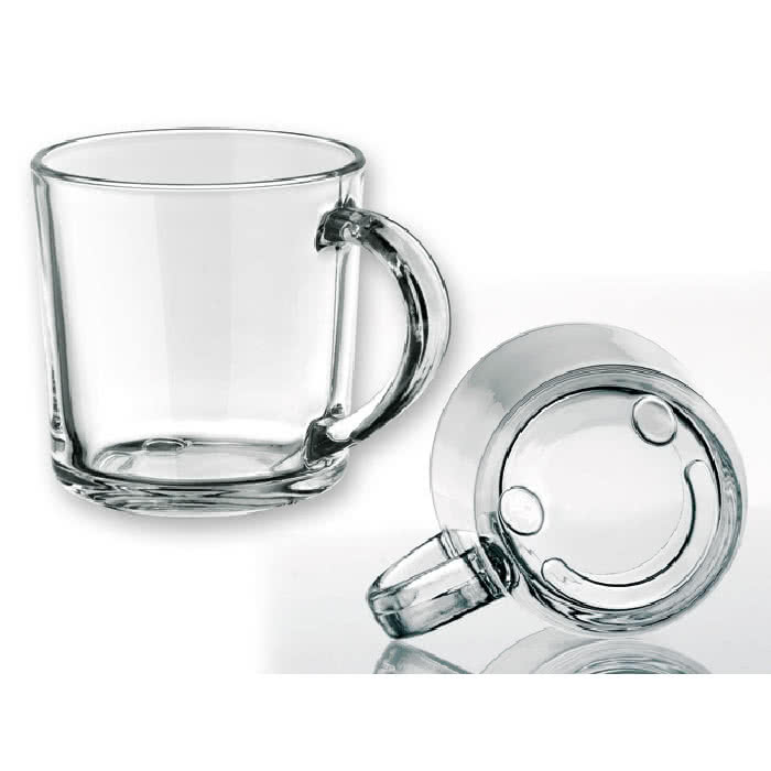 Taza de cristal publicitaria para café 200ml Taza de cristal publicitaria para café 200ml
