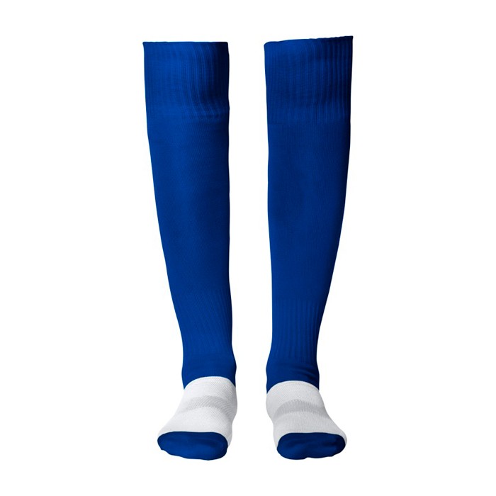 Medias sport de poliéster con algodón y elastano Roly Direct Soccer color azul real segunda vista