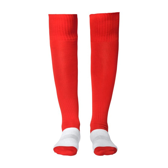 Medias sport de poliéster con algodón y elastano Roly Direct Soccer color rojo segunda vista