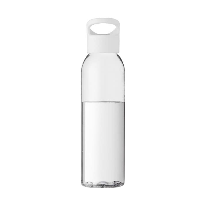 Botella de tritán para publicidad color transparente vista delantera