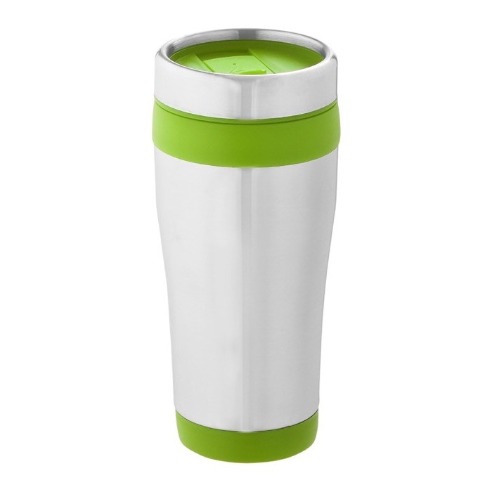 Taza termo personalizada 455 ml color verde lima Taza termo personalizada 455 ml color verde lima