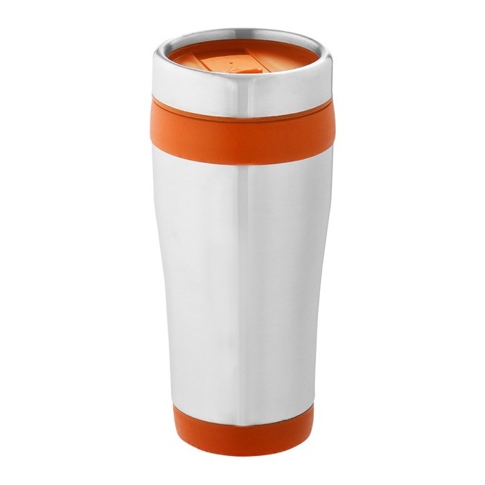 Taza termo personalizada 455 ml color naranja Taza termo personalizada 455 ml color naranja