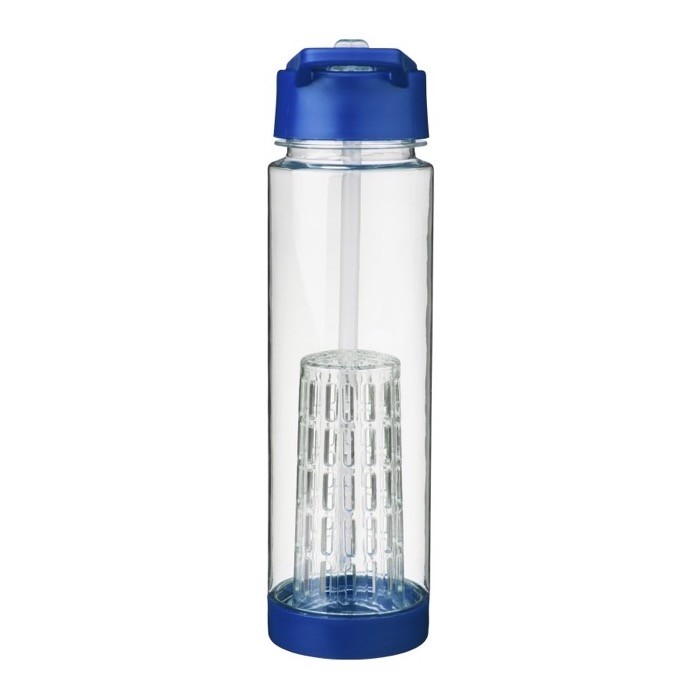 Botella con pajita e infusor personalizada Botella con pajita e infusor personalizada