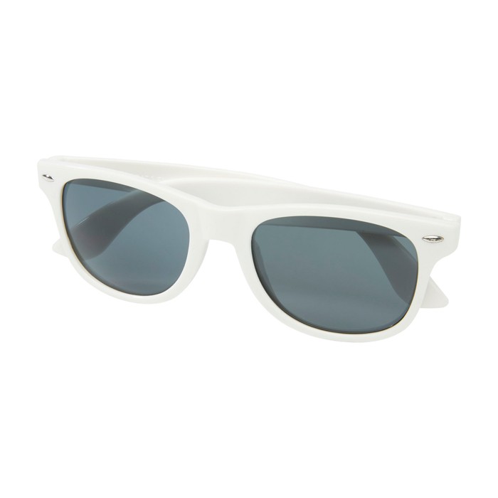 Gafas de sol estilo retro ideales para el aire libre UV400 color blanco segunda vista