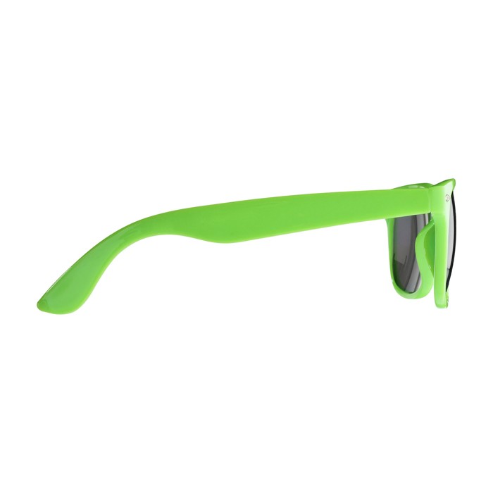 Gafas de sol estilo retro ideales para el aire libre UV400 color verde lima segunda vista lateral