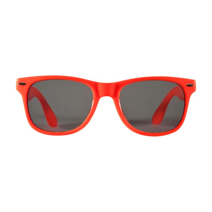 Gafas de sol estilo retro ideales para el aire libre UV400 color naranja vista frontal