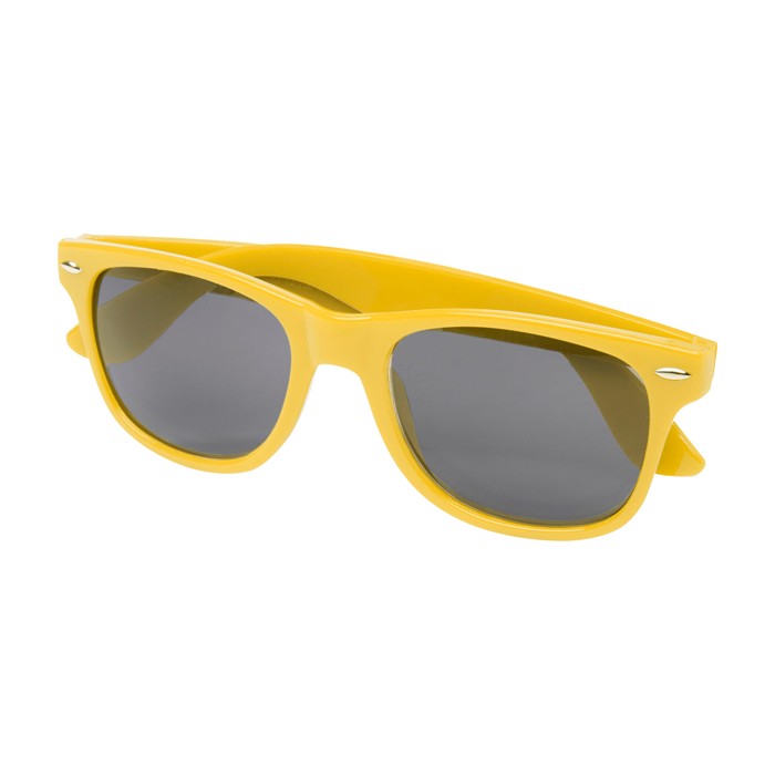 Gafas de sol estilo retro ideales para el aire libre UV400 color amarillo segunda vista