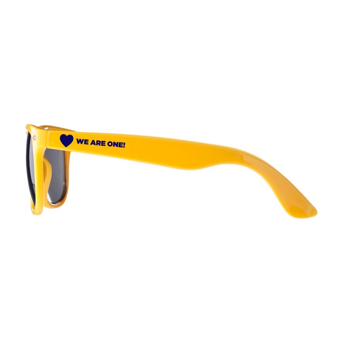 Gafas de sol estilo retro ideales para el aire libre UV400 color amarillo