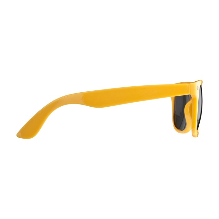 Gafas de sol estilo retro ideales para el aire libre UV400 color amarillo segunda vista lateral