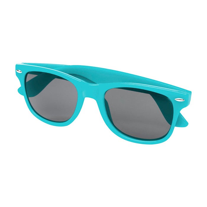 Gafas de sol estilo retro ideales para el aire libre UV400 color azul pastel segunda vista