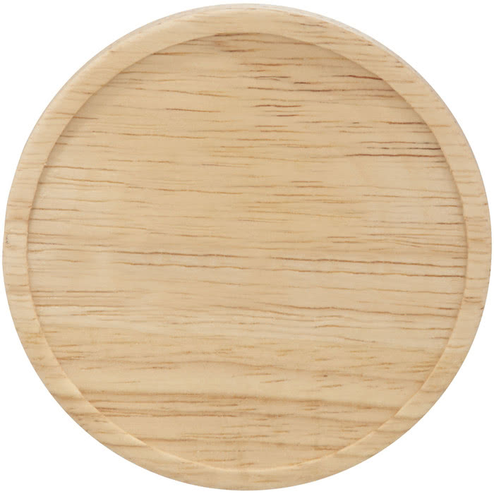 Base de madera para taza cerámica