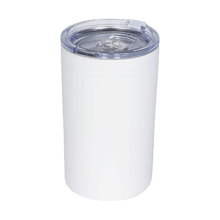 Vaso térmico de acero para empresas color blanco
