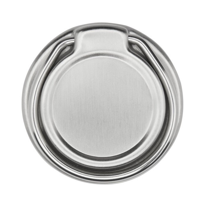 Bidón de deporte de acero inoxidable color azul tercera vista frontal Bidón de deporte de acero inoxidable color azul tercera vista frontal