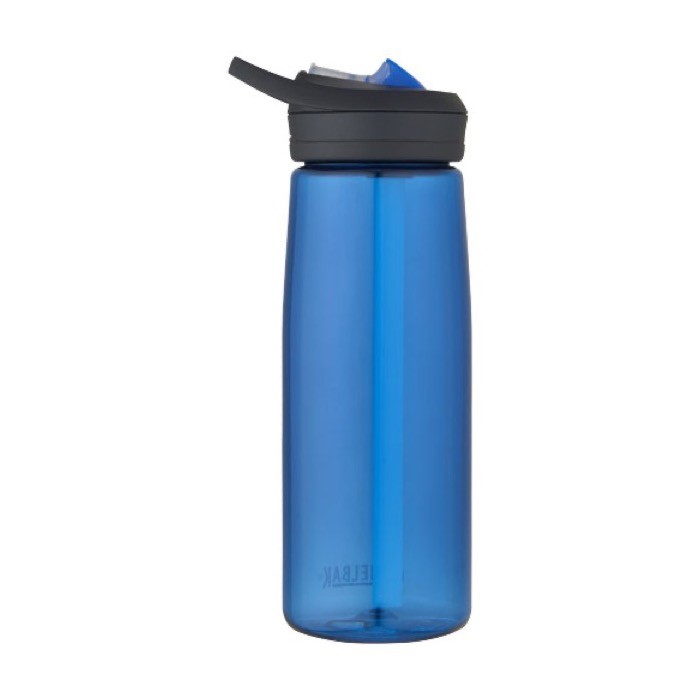 Botella CamelBak® de tritán reciclado con pajita antifugas 750ml color azul real segunda vista lateral Botella CamelBak® de tritán reciclado con pajita antifugas 750ml color azul real segunda vista lateral