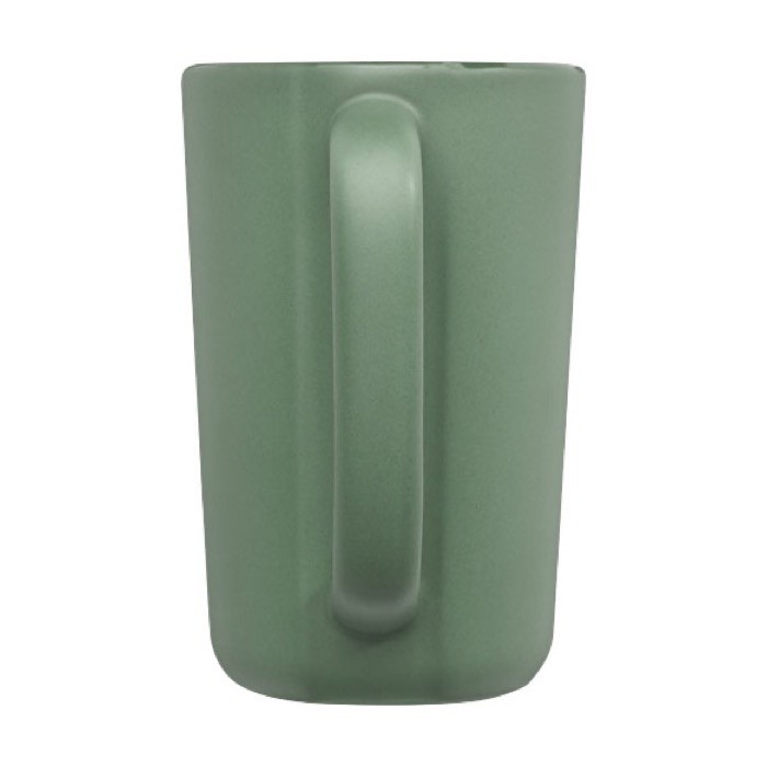Taza de cerámica grande con acabado mate color verde segunda vista trasera Taza de cerámica grande con acabado mate color verde segunda vista trasera