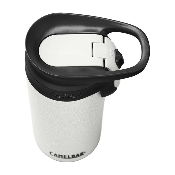 Vaso térmico CamelBak® con aislamiento al vacío y base de silicona 350ml color blanco vista detalle 1 Vaso térmico CamelBak® con aislamiento al vacío y base de silicona 350ml color blanco vista detalle 1