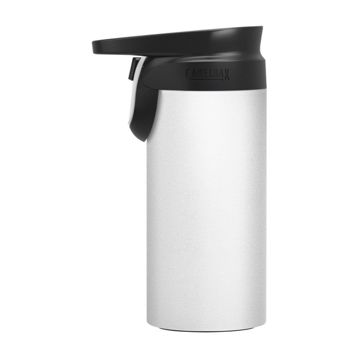 Vaso térmico CamelBak® con aislamiento al vacío y base de silicona 350ml color blanco vista lateral Vaso térmico CamelBak® con aislamiento al vacío y base de silicona 350ml color blanco vista lateral