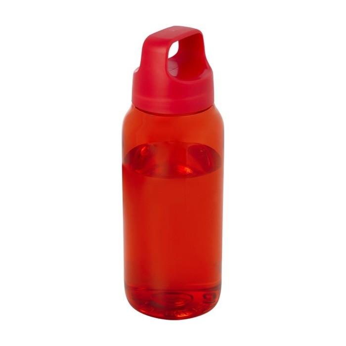 Botella de plástico reciclado para la oficina con asa ancha 500ml color rojo Botella de plástico reciclado para la oficina con asa ancha 500ml color rojo