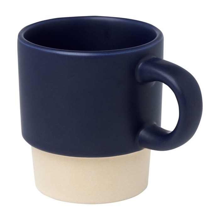 Taza para café espresso con fondo de arcilla y acabado mate 130ml color azul marino Taza para café espresso con fondo de arcilla y acabado mate 130ml color azul marino