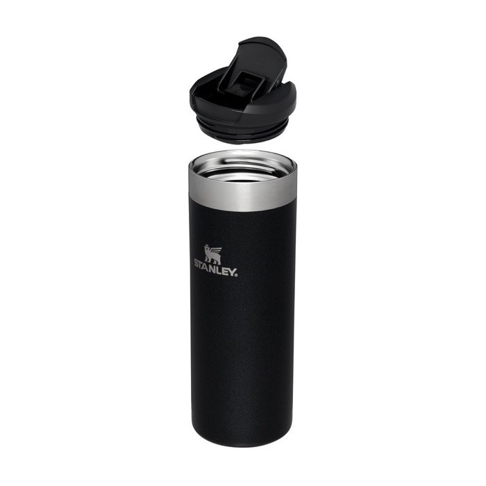 Vaso térmico Stanley AeroLight™ de acero inox. antifugas 470ml color negro