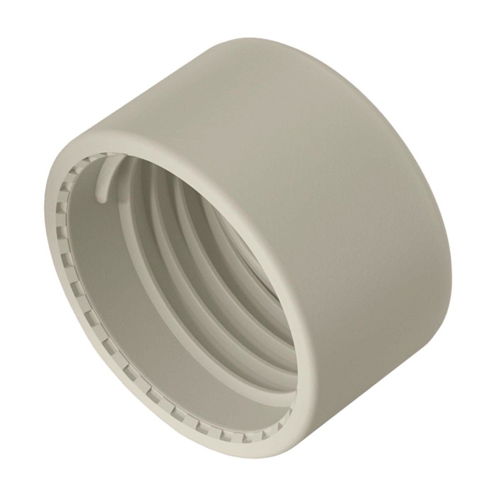 Botella hecha de materiales reciclados con taza 620ml Ocean Bottle color arena vista detalle 1 Botella hecha de materiales reciclados con taza 620ml Ocean Bottle color arena vista detalle 1