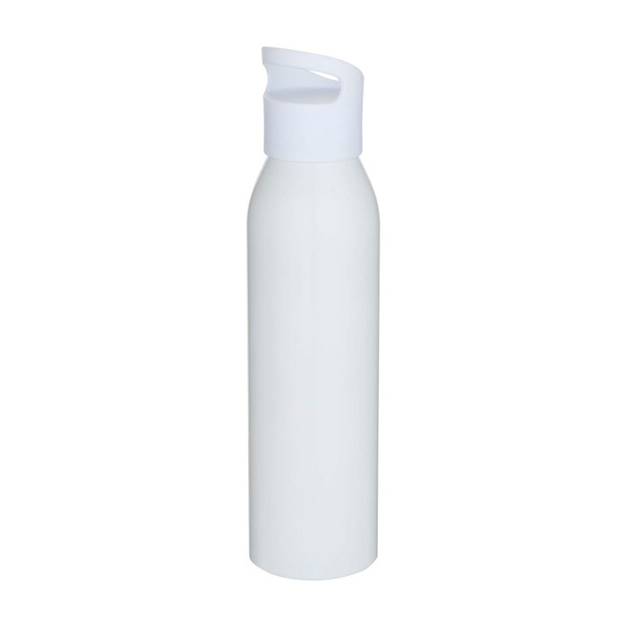 Botella de acero inoxidable reciclado de pared simple 650ml color blanco Botella de acero inoxidable reciclado de pared simple 650ml color blanco