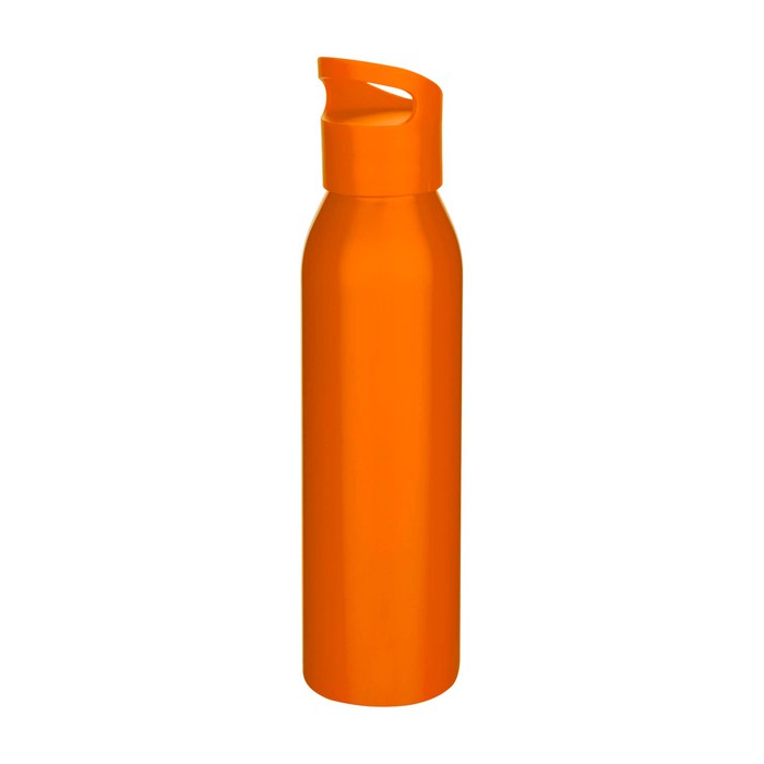 Botella de acero inoxidable reciclado de pared simple 650ml color naranja Botella de acero inoxidable reciclado de pared simple 650ml color naranja