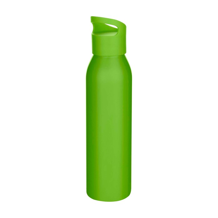 Botella de acero inoxidable reciclado de pared simple 650ml color verde fluorescente Botella de acero inoxidable reciclado de pared simple 650ml color verde fluorescente