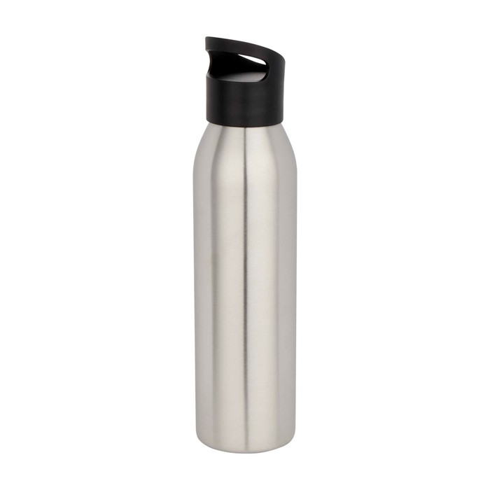 Botella de acero inoxidable reciclado de pared simple 650ml color gris claro Botella de acero inoxidable reciclado de pared simple 650ml color gris claro