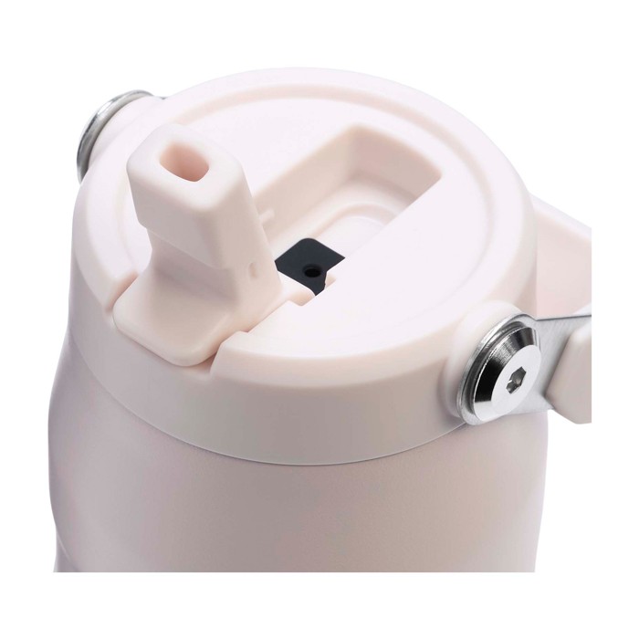 Botella de acero inox reciclado con tapa abatible de pajita 700ml Stanley IceFlow™ 2.0 color rosa claro vista detalle 1 Botella de acero inox reciclado con tapa abatible de pajita 700ml Stanley IceFlow™ 2.0 color rosa claro vista detalle 1