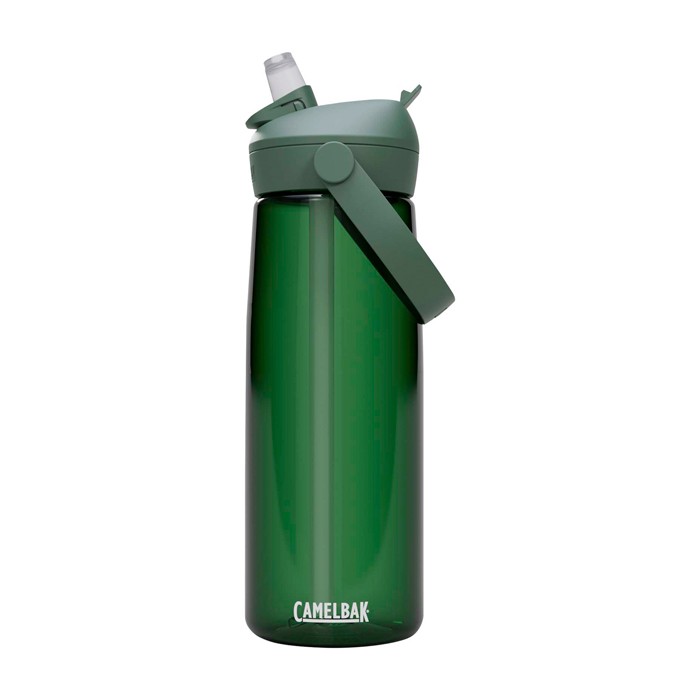 Botella de Tritan™ con pajita abatible 750ml Camelbak® Thrive Flip Tritan Renew color verde oscuro Botella de Tritan™ con pajita abatible 750ml Camelbak® Thrive Flip Tritan Renew color verde oscuro