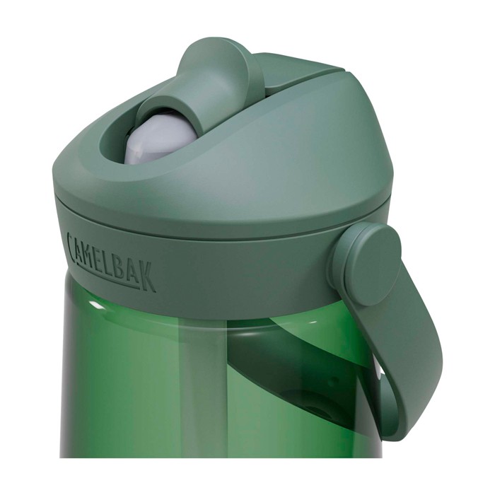 Botella de Tritan™ con pajita abatible 750ml Camelbak® Thrive Flip Tritan Renew color verde oscuro vista detalle 1 Botella de Tritan™ con pajita abatible 750ml Camelbak® Thrive Flip Tritan Renew color verde oscuro vista detalle 1
