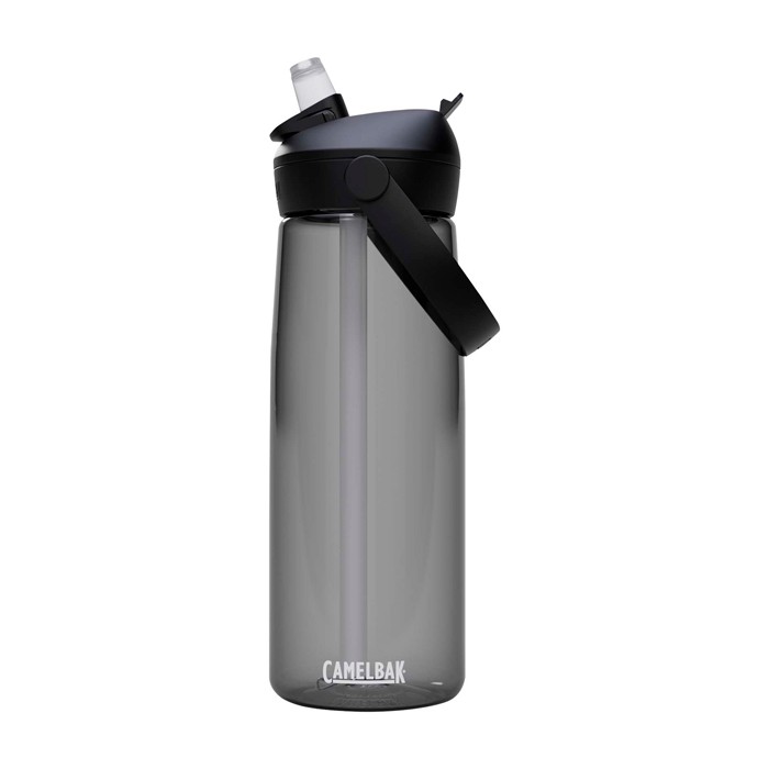 Botella de Tritan™ con pajita abatible 750ml Camelbak® Thrive Flip Tritan Renew color grafito Botella de Tritan™ con pajita abatible 750ml Camelbak® Thrive Flip Tritan Renew color grafito