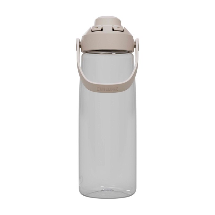 Botella de Tritan™ con tapa abatible 750ml Camelbak® Thrive Chug Tritan Renew color transparente segunda vista frontal Botella de Tritan™ con tapa abatible 750ml Camelbak® Thrive Chug Tritan Renew color transparente segunda vista frontal